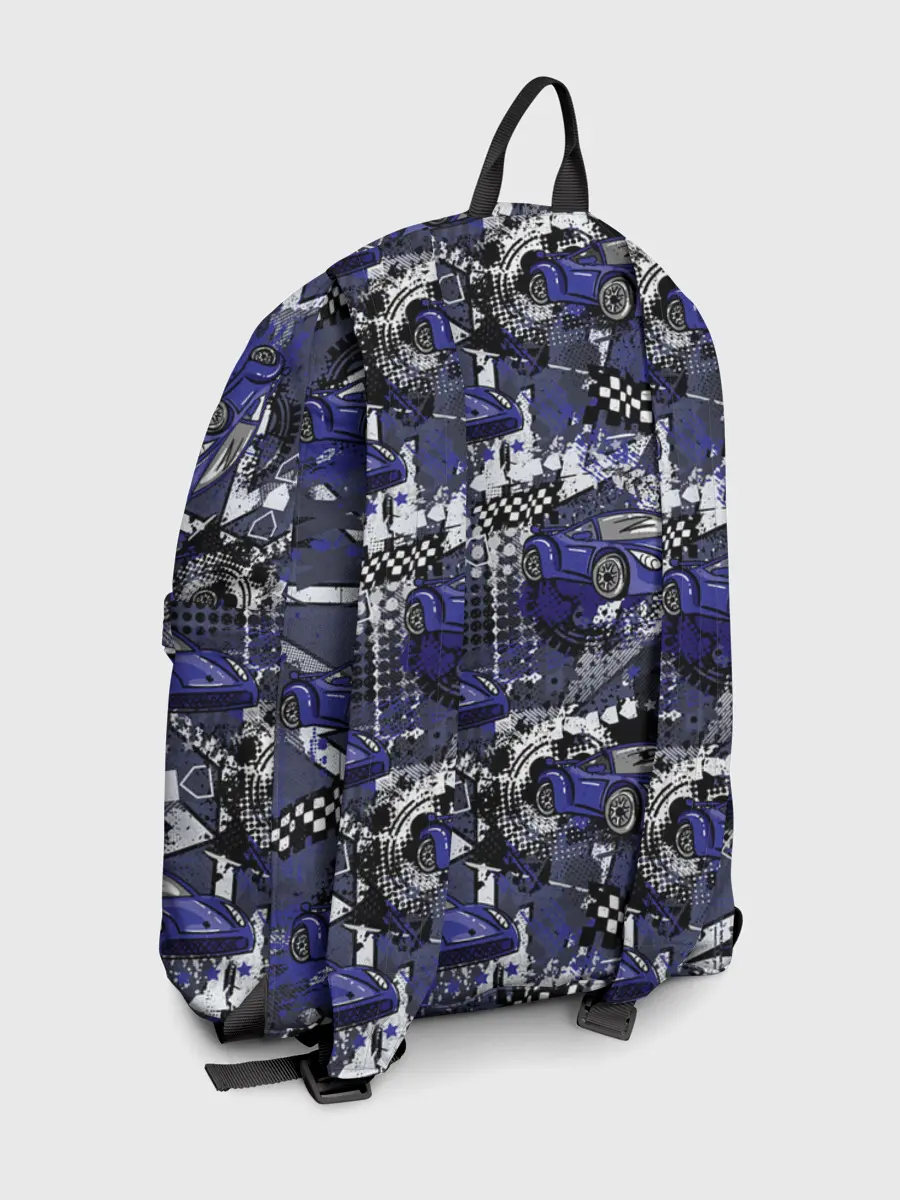 Рюкзак джинсовый / Гоночная машина