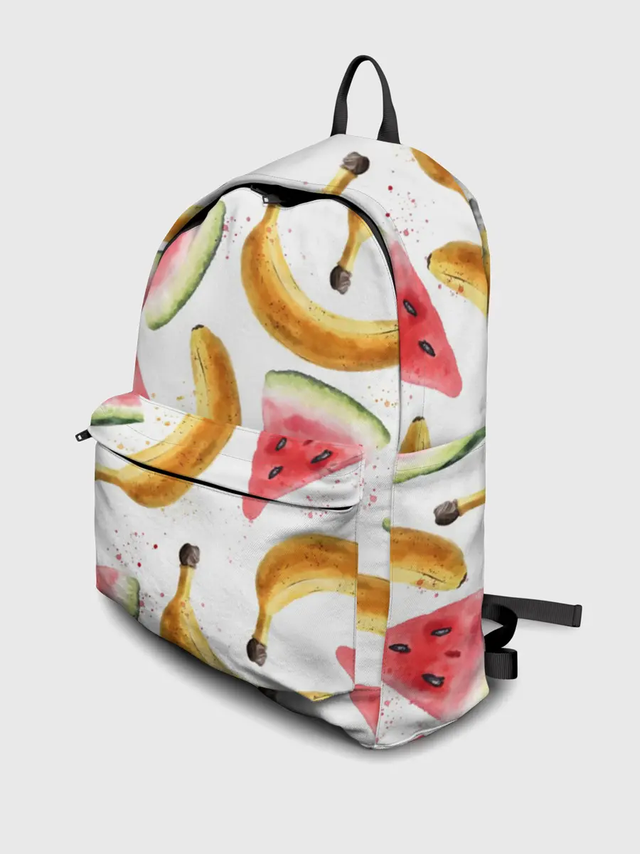 Рюкзак джинсовый / Летний фреш арбуз банан