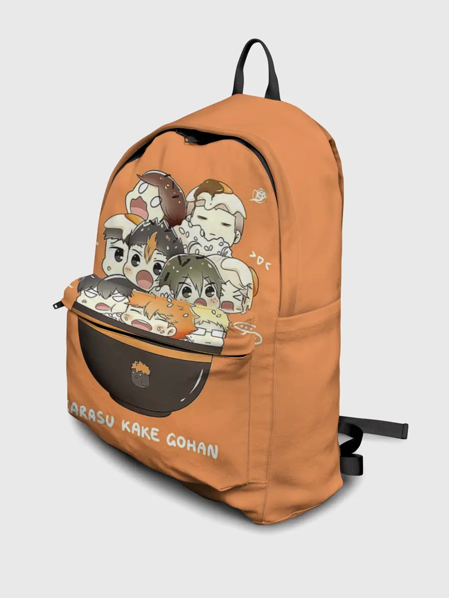 Рюкзак джинсовый / Karasu kake gohan | Haikyuu!!