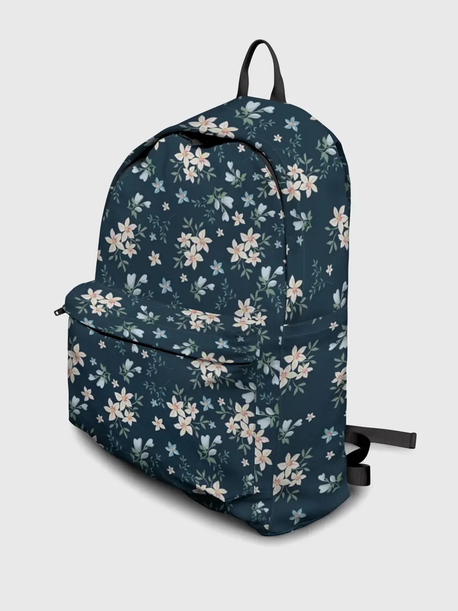 Рюкзак джинсовый / Цветочки