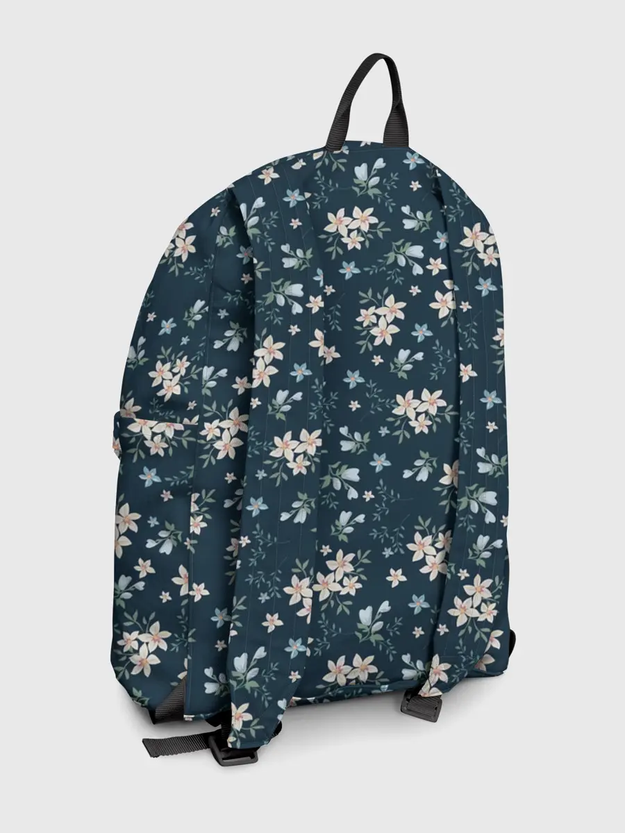 Рюкзак джинсовый / Цветочки