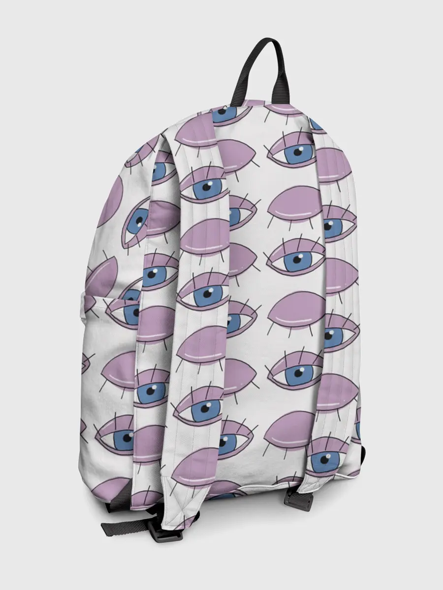 Рюкзак джинсовый / Глаза фиолетовые