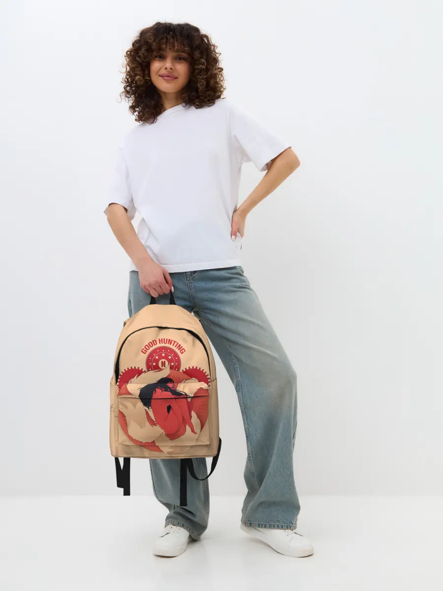 Рюкзак джинсовый / Любовь, смерть и роботы. Good hunting