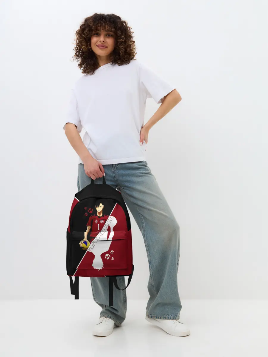 Рюкзак джинсовый / Куроо Тецуро | Haikyuu!!