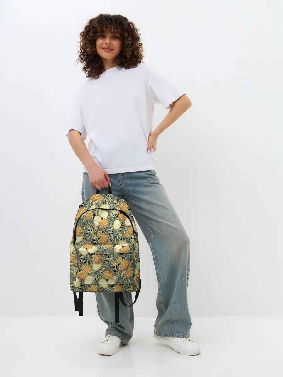 Рюкзак джинсовый / ананасы