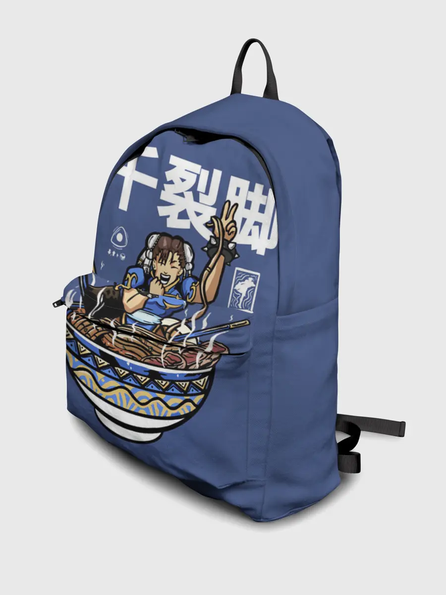 Рюкзак джинсовый / Лапша Чун Ли