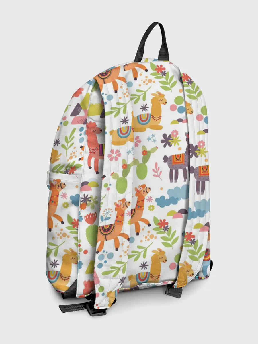 Рюкзак джинсовый / Ламы