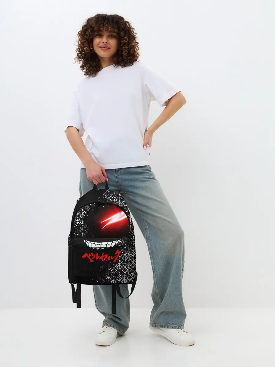 Рюкзак джинсовый / БЕРСЕРК глаз