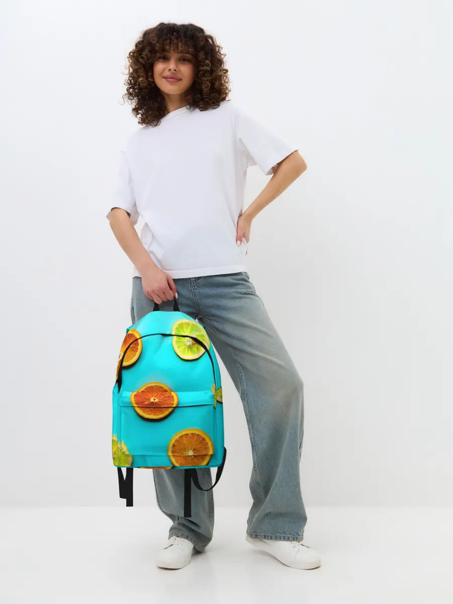 Рюкзак джинсовый / АпельСинки