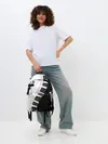 Рюкзак джинсовый / Черно Белое пианино