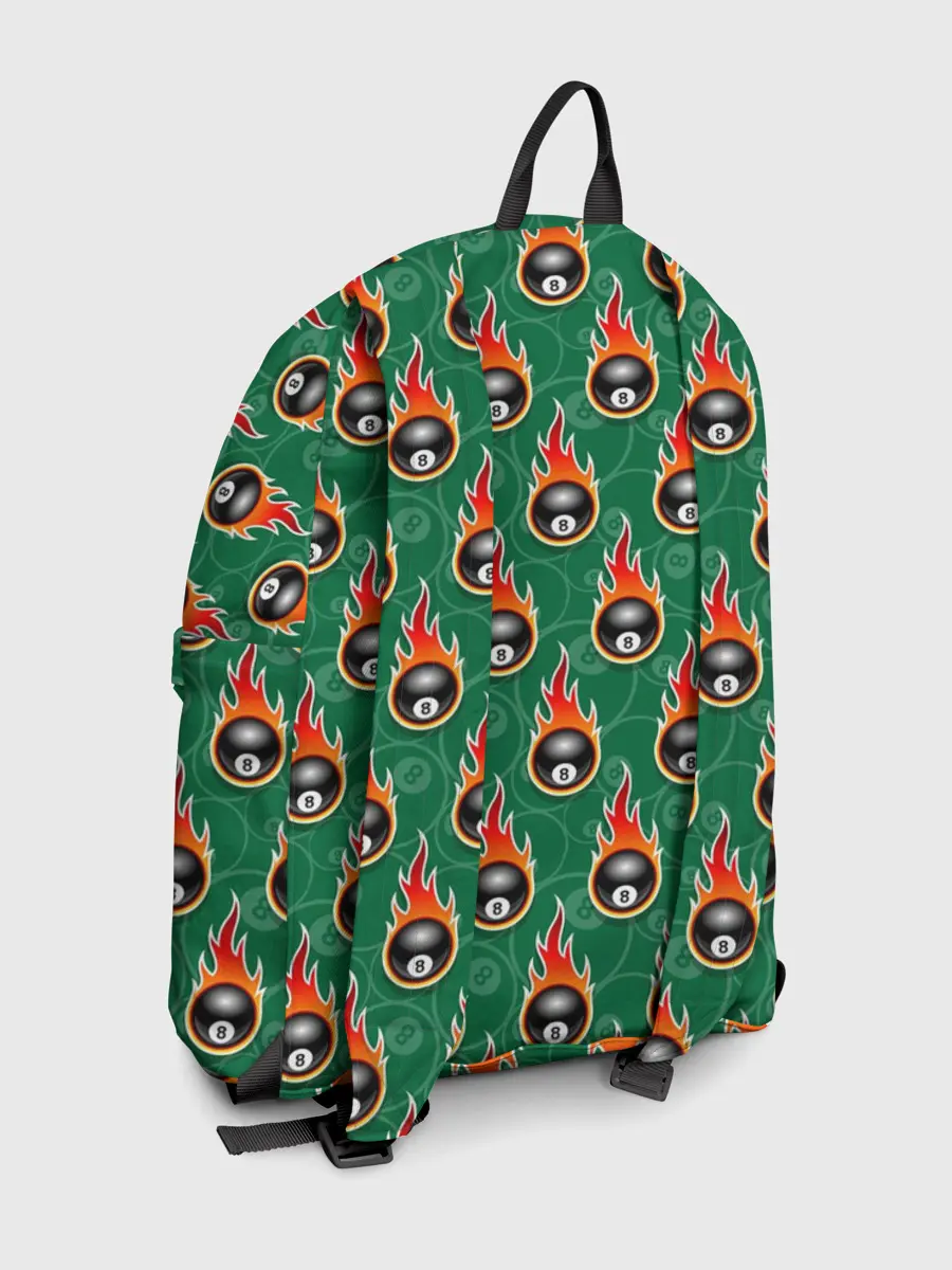 Рюкзак джинсовый / бильярд-восьмёрка