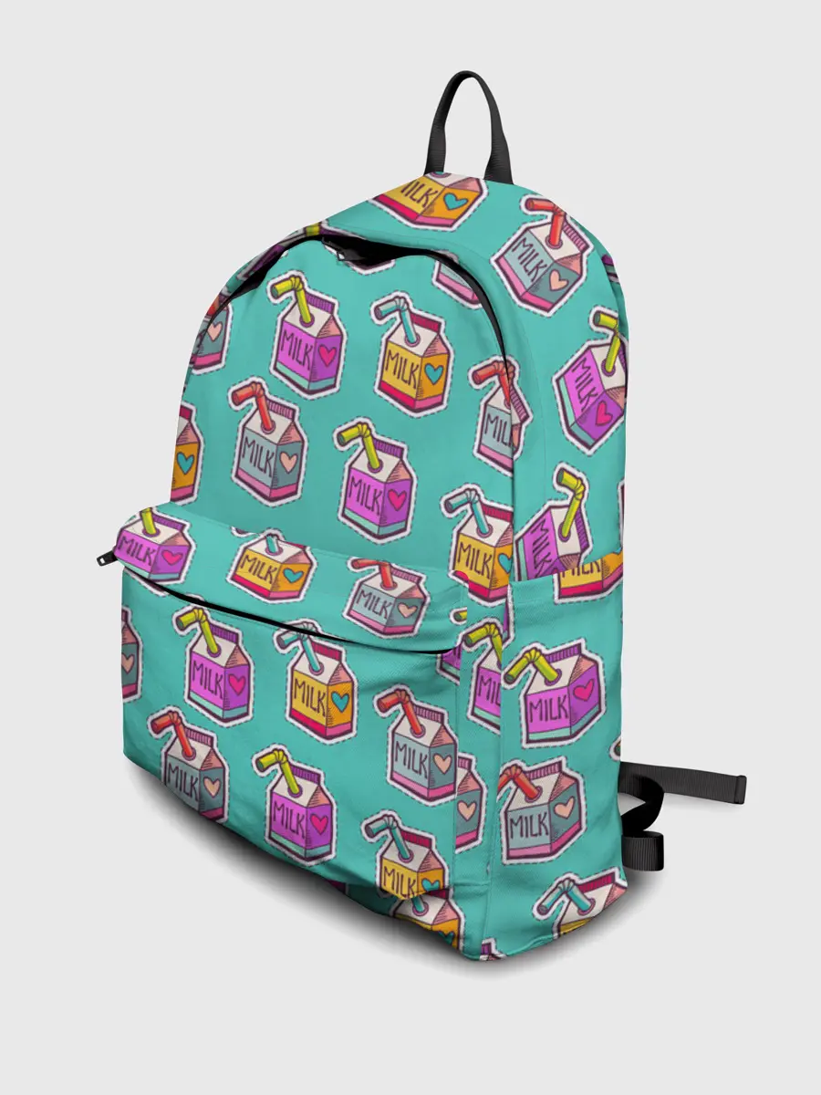 Рюкзак джинсовый / Коробки молока MILK