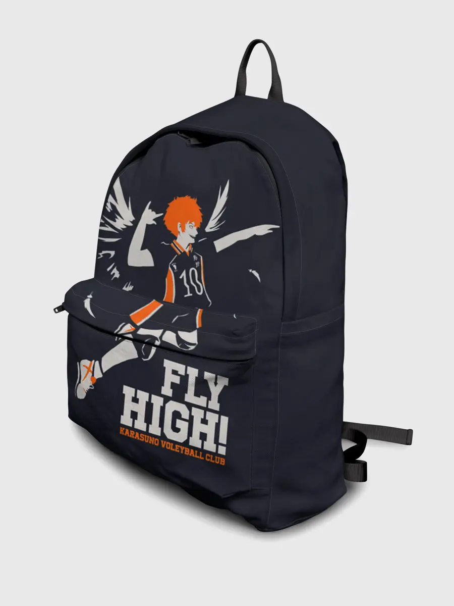 Рюкзак джинсовый / fly high! Шоё Хината Haikyuu!!