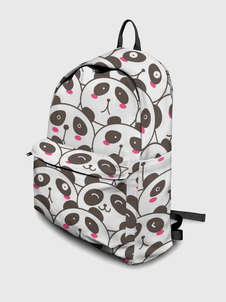 Рюкзак джинсовый / Панд много не бывает