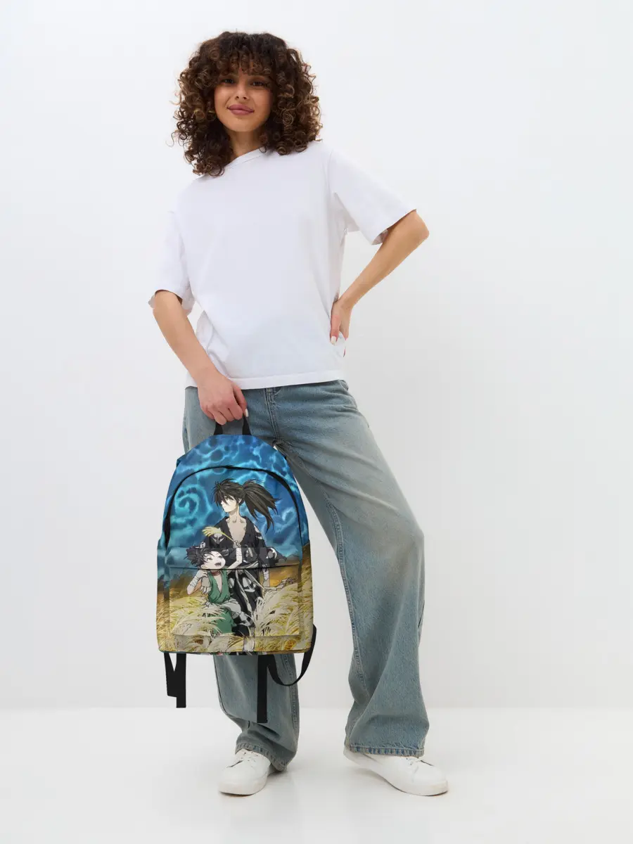 Рюкзак джинсовый / Хяккимару с Дороро | DORORO