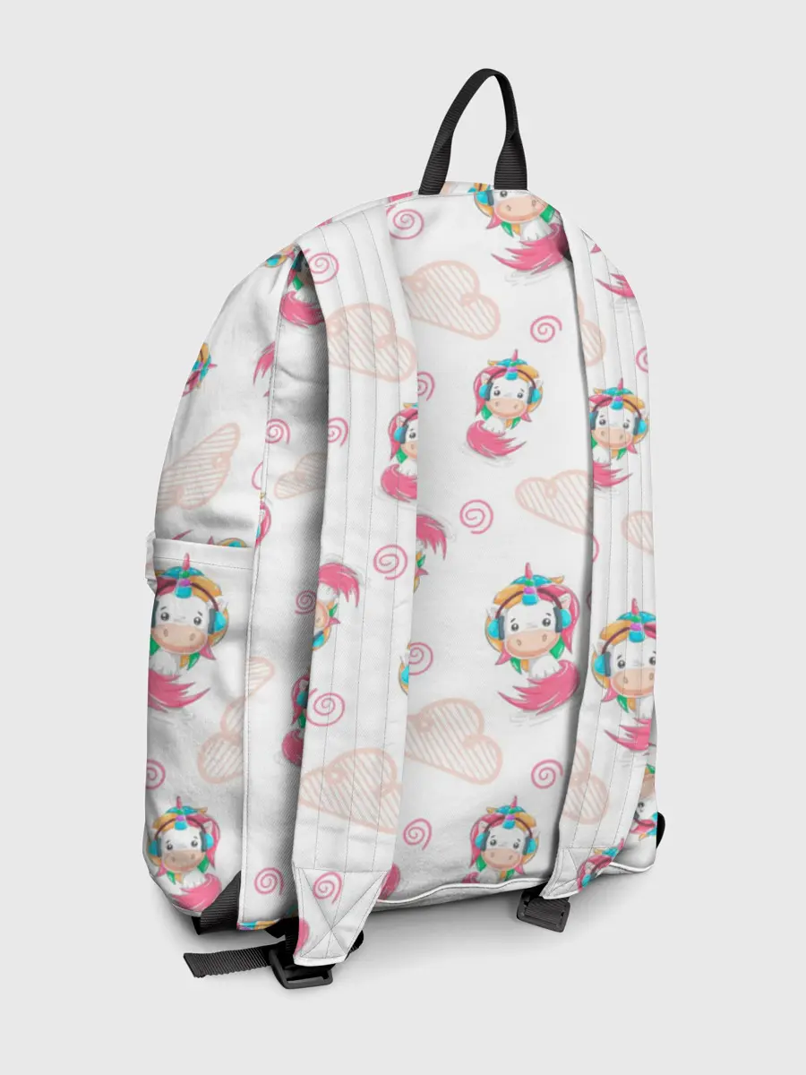 Рюкзак джинсовый / Радужные Единороги