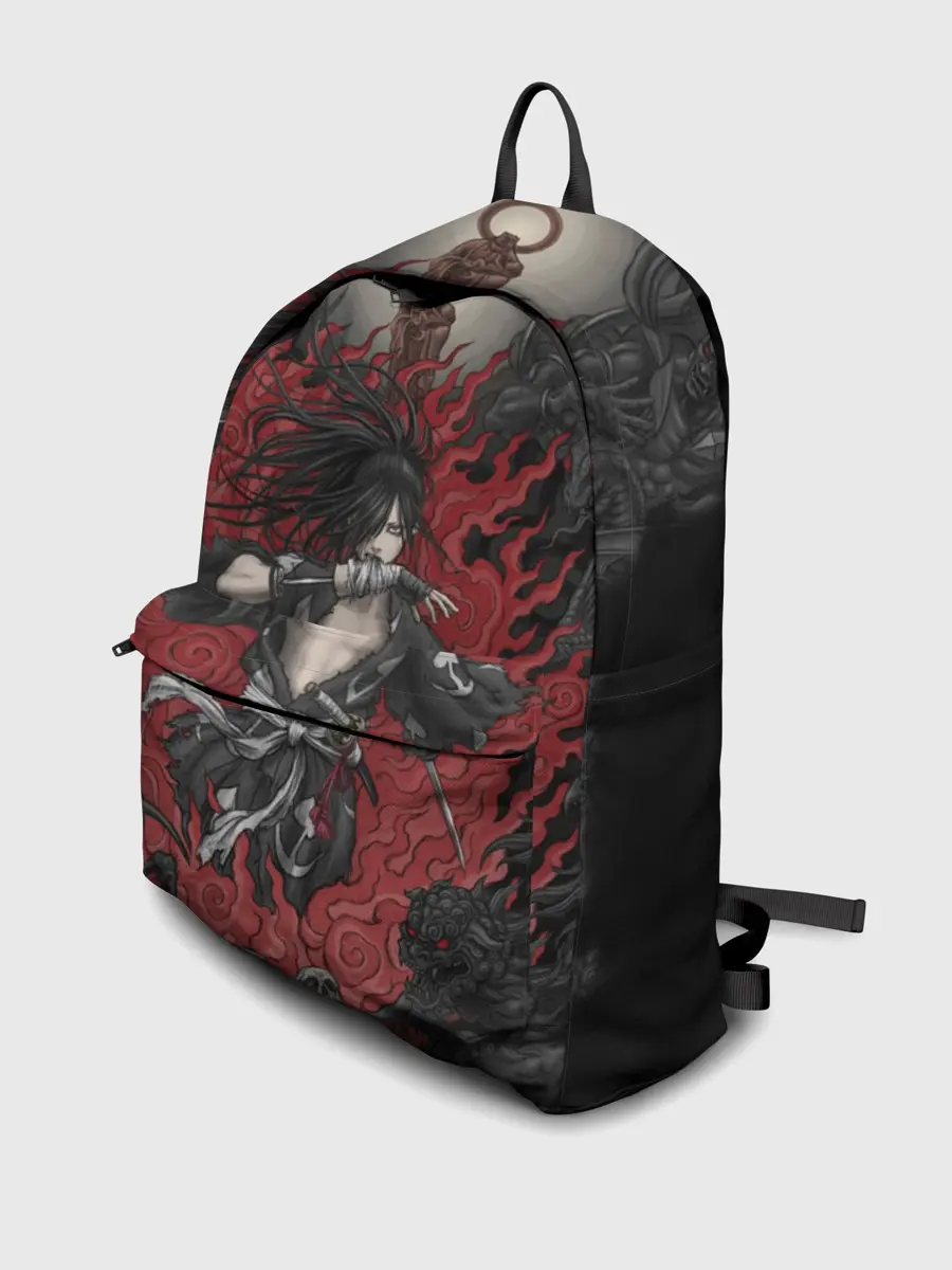 Рюкзак джинсовый / ХЯККИМАРУ В ОГНЕ | ДОРОРО