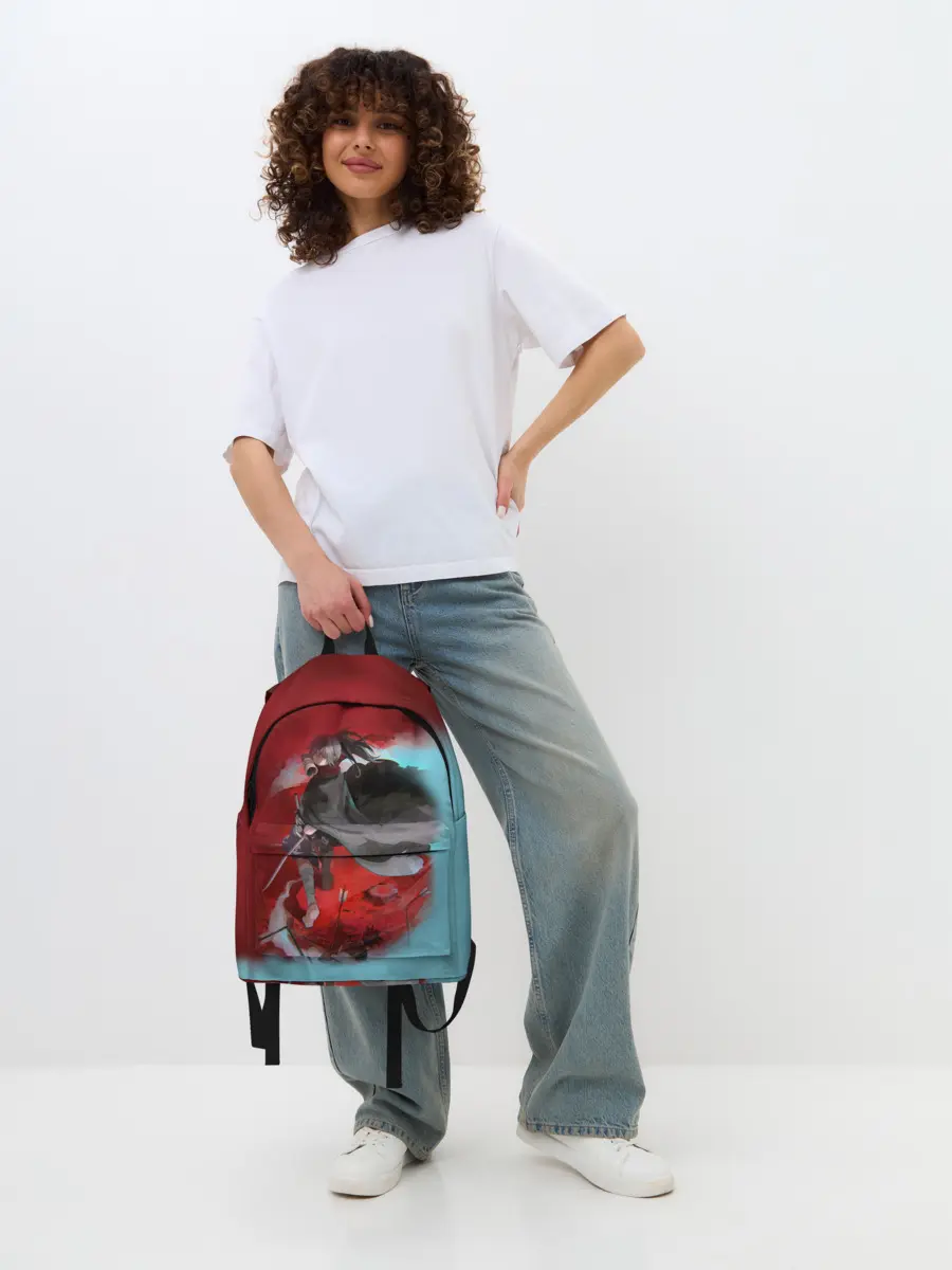 Рюкзак джинсовый / ХЯККИМАРУ | ДОРОРО | DORORO