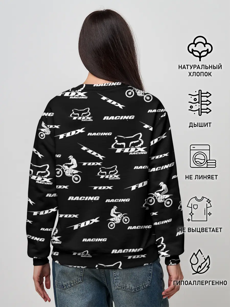 Женский свитшот / ФОРМА ДЛЯ МОТОКРОССА FOX | MOTOCROSS FOX