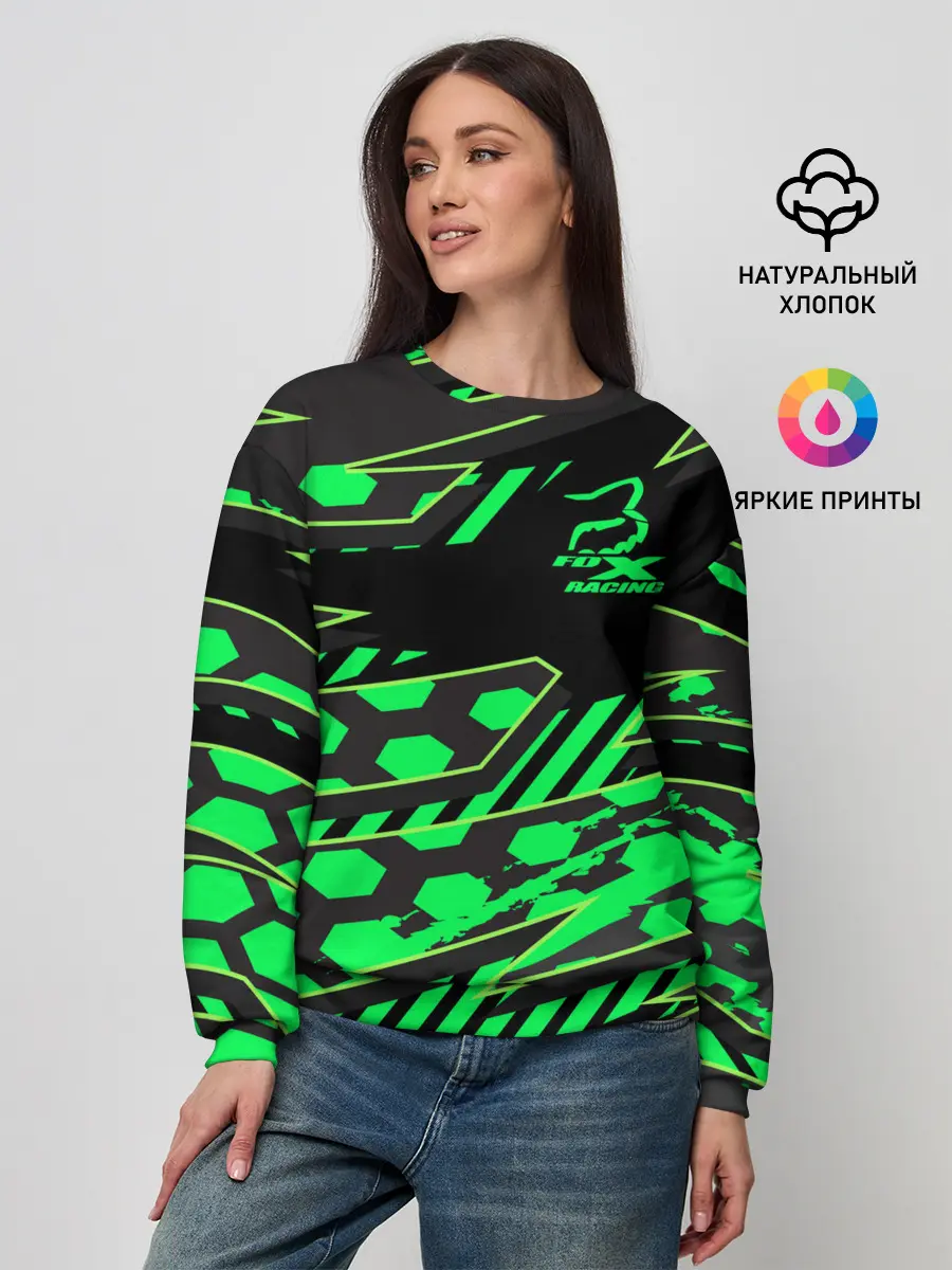 Женский свитшот / Форма для мотокросса FOX