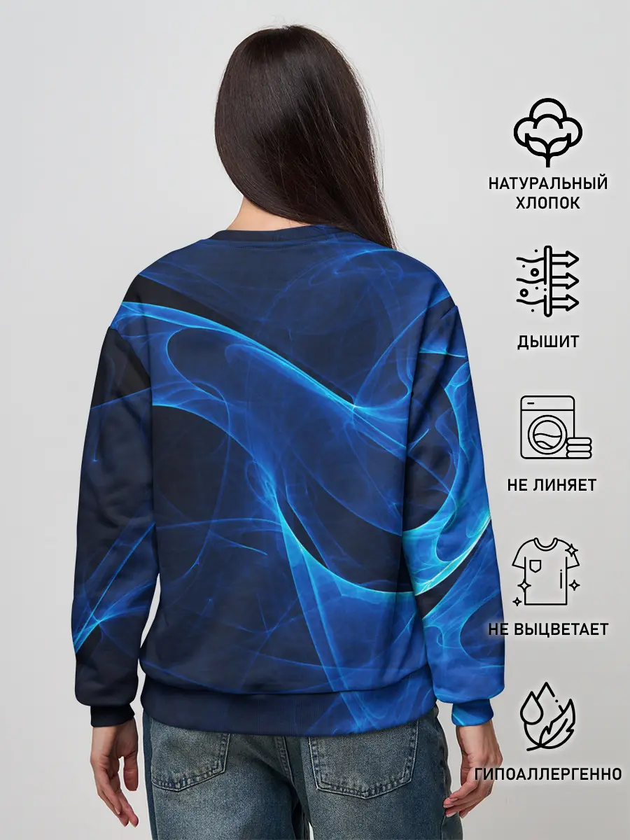 Женский свитшот / ДЫМ /SMOKE