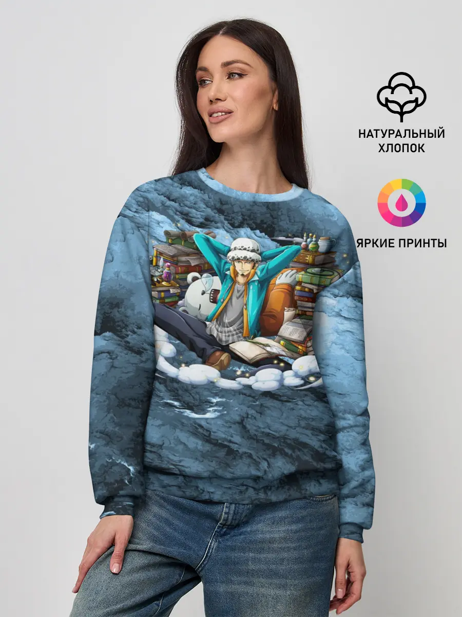 Женский свитшот / One Piece | Trafalgar Law