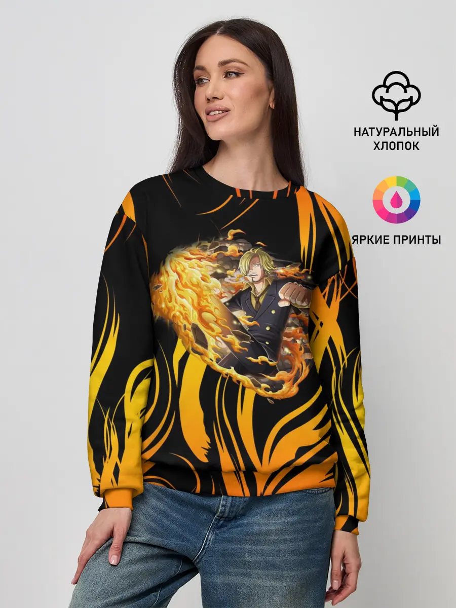 Женский свитшот / One Piece | Sanji