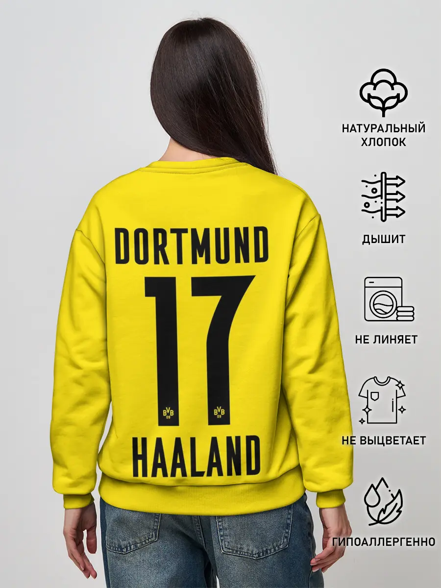 Женский свитшот / HAALAND Borussia Dortmund