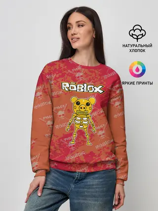 Женский свитшот / Свинка Пигги из Roblox