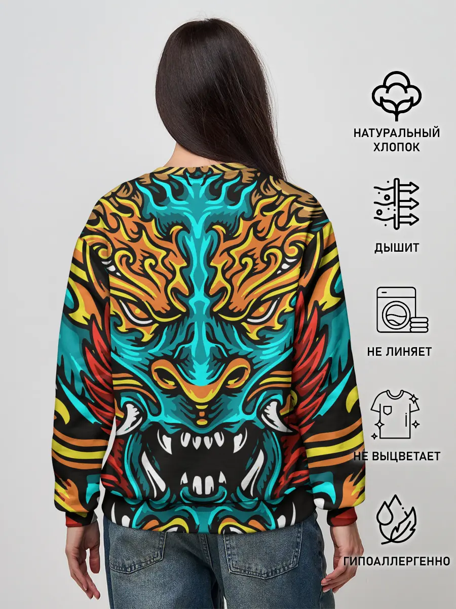 Женский свитшот / Дракон Японии