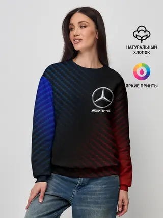 Женский свитшот / MERCEDES / МЕРСЕДЕС