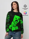 Женский свитшот / MINECRAFT CREEPER