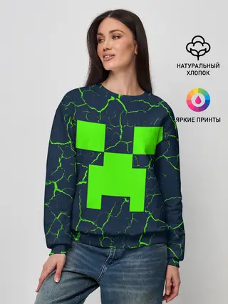 Женский свитшот / MINECRAFT / МАЙНКРАФТ