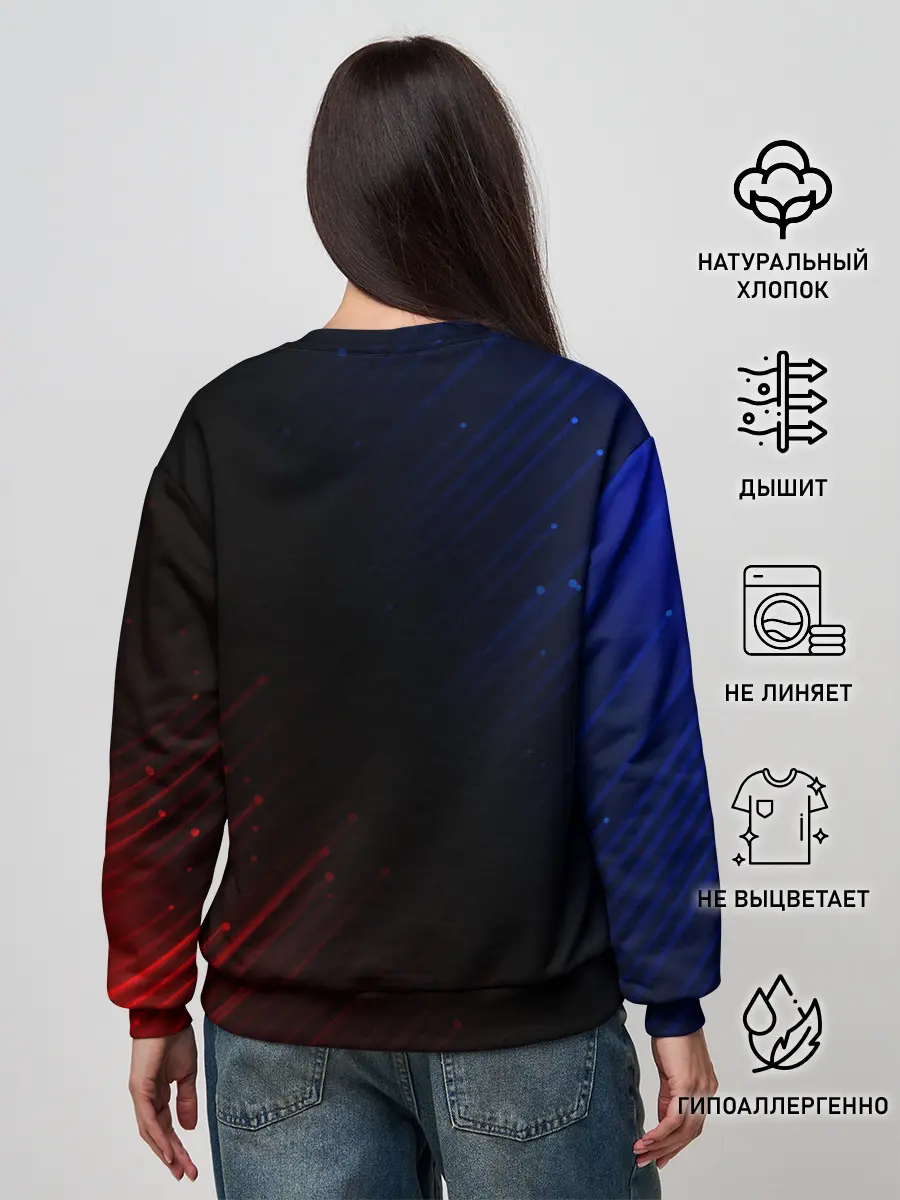 Женский свитшот / MERCEDES / МЕРСЕДЕС