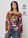 Женский свитшот / Лев Artistic Art