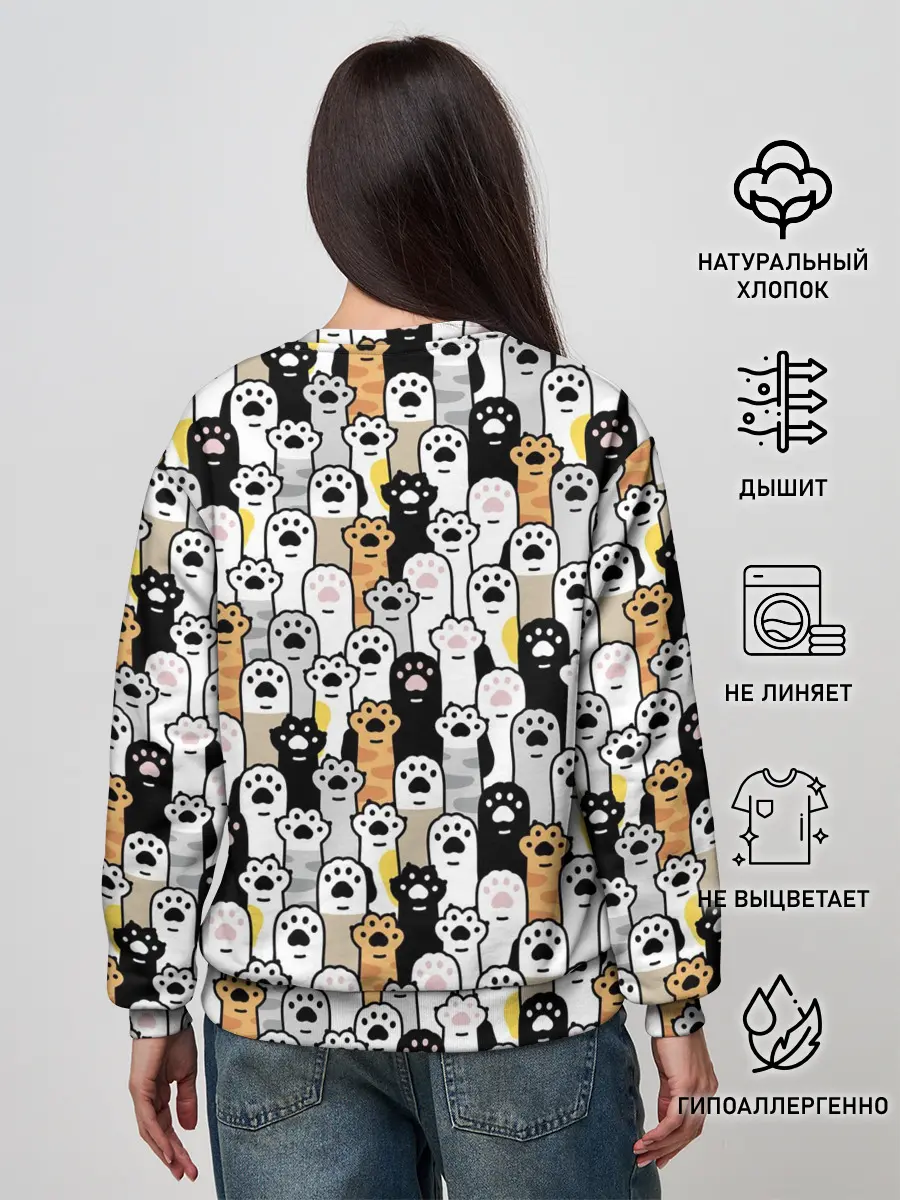 Женский свитшот / ЛАПКИ