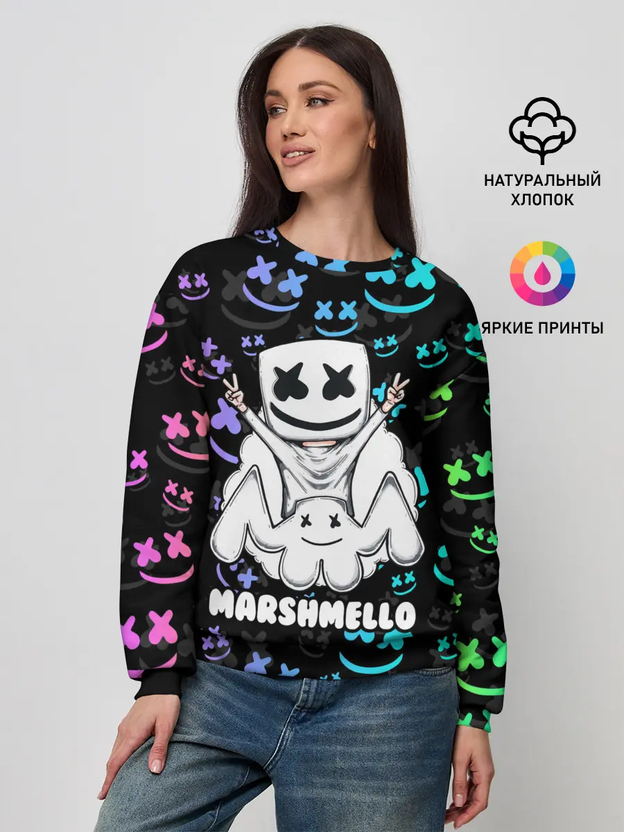 Женский свитшот / MARSHMELLO