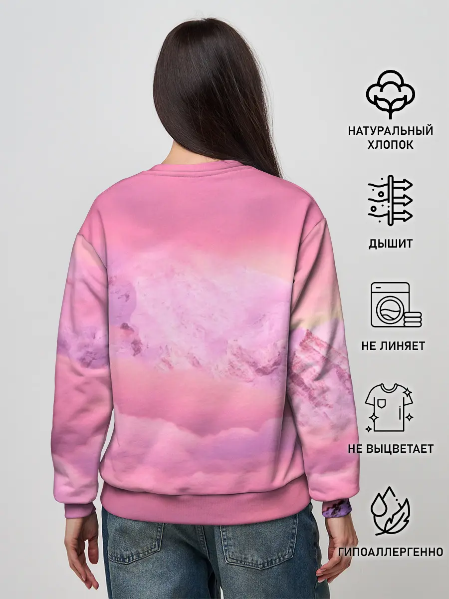 Женский свитшот / Synthwave EVA Unit 01