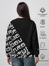 Женский свитшот / Иероглифы