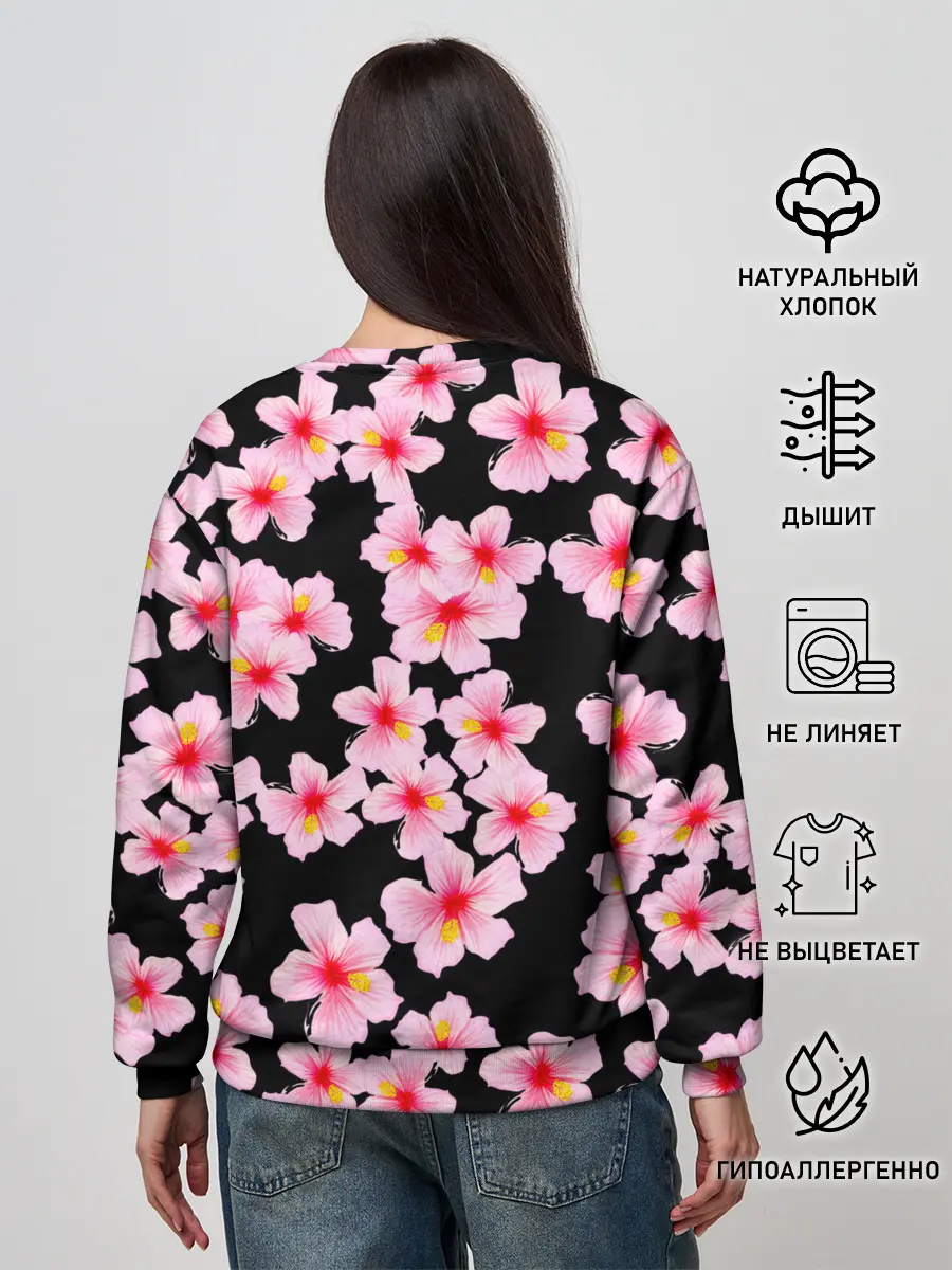 Женский свитшот / Цветы желаний