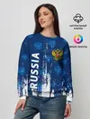Женский свитшот / RUSSIA / РОССИЯ