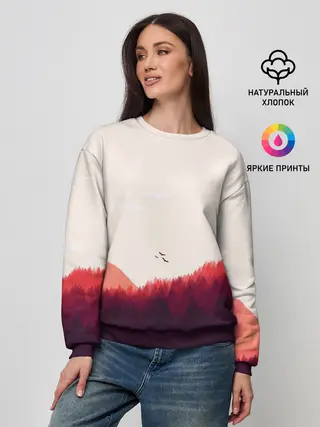 Женский свитшот / Пейзаж №1