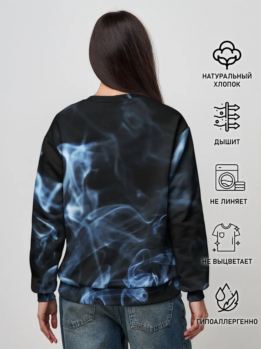 Женский свитшот / ДЫМ