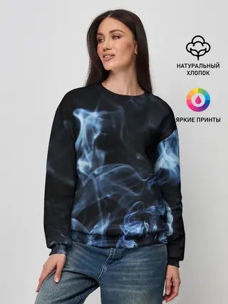 Женский свитшот / ДЫМ