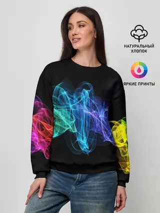 Женский свитшот / COLOR SMOKE
