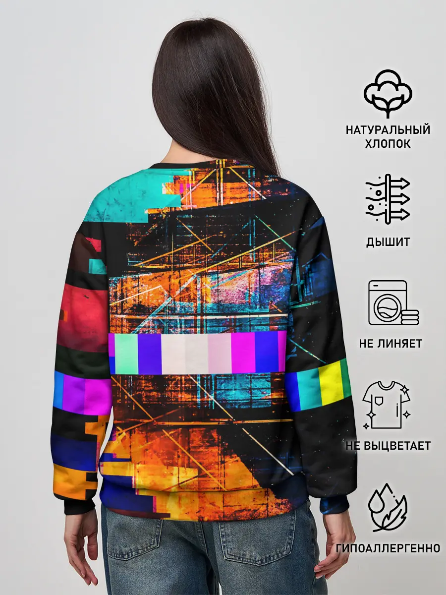 Женский свитшот / ПОМЕХИ