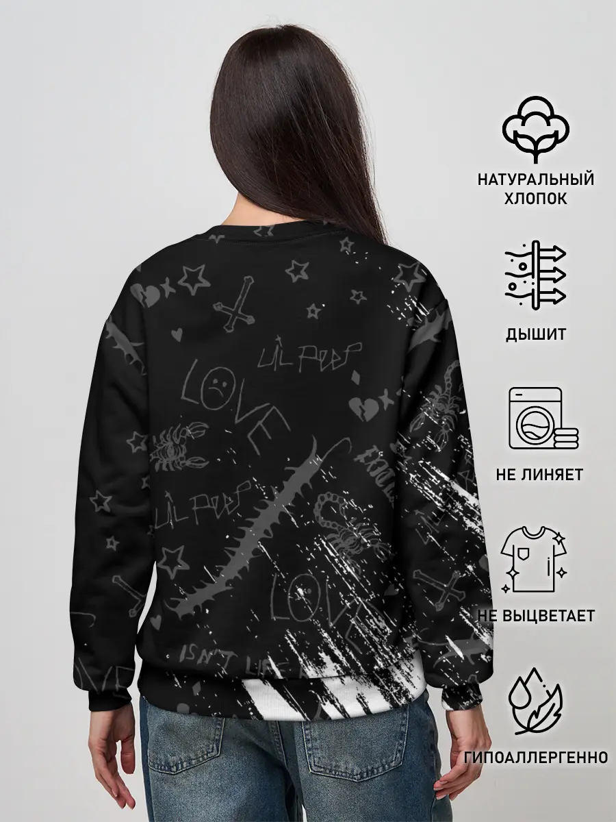Женский свитшот / LIL PEEP / ЛИЛ ПИП