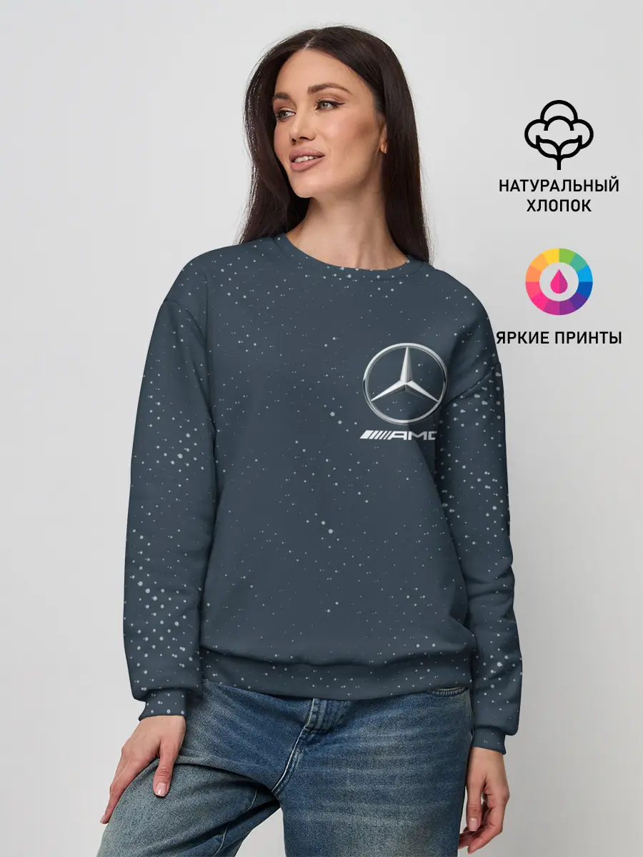 Женский свитшот / MERCEDES / МЕРСЕДЕС