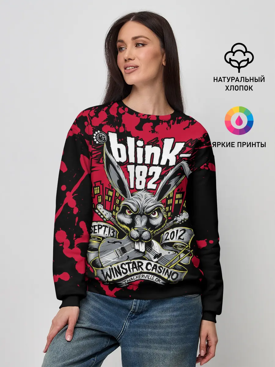 Женский свитшот / Blink 182