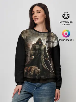 Женский свитшот / S.T.A.L.K.E.R. Man Made Hell